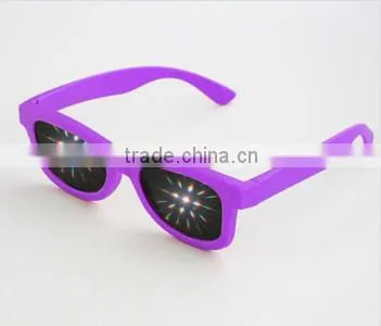 Hot selling multiple diffraction shapes custom logo best diffraction glasses