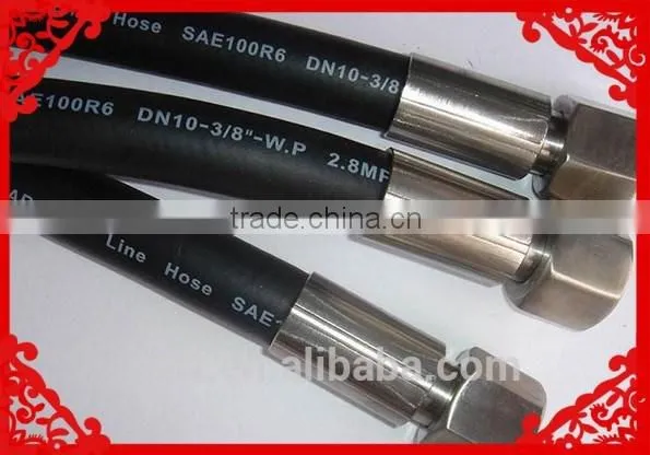 Fiber-reinforced Rubber Hose SAE J517 TYPE 100 R6 photo-5