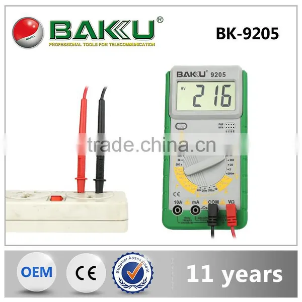 BAKU New products BK-9205 Multi-purpose multimeter Precision digital multimeter