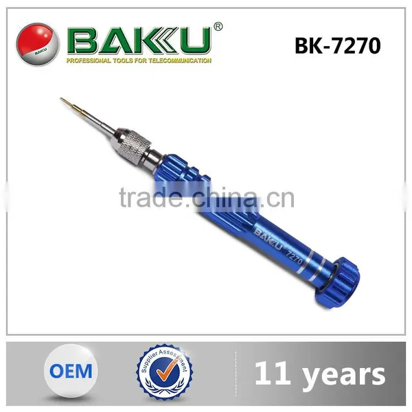 BAKU High Qualtiy Precision 2 In 1 Screwdriver Set With Tweezer Repairing Screwdrive Set BK-7270 photo-2