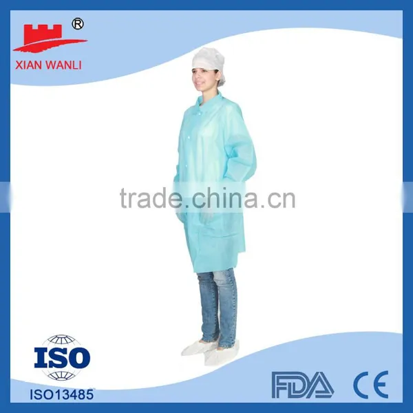 Disposable Cool Lab Coats Cheap Nonwoven Top Lab Coat photo-4
