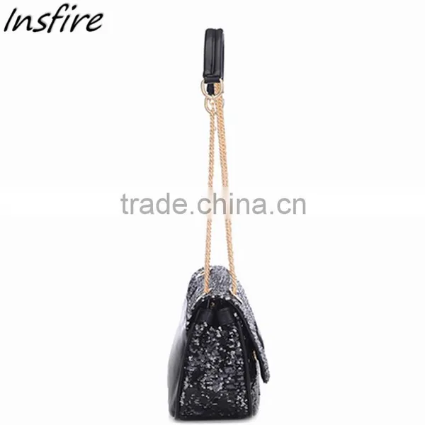 2016 China Shop Online Cheap Classcial Design Chain Sequins Bag photo-3