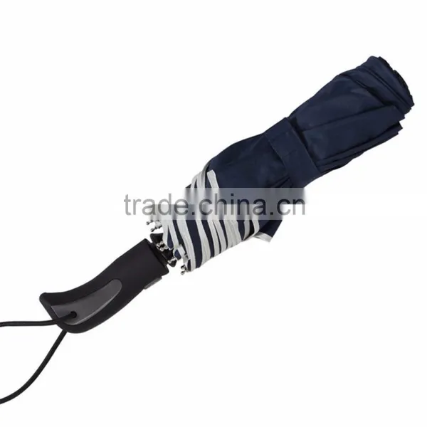 42" Arc Automatic Open and Close Foldable Compact Umbrella photo-3