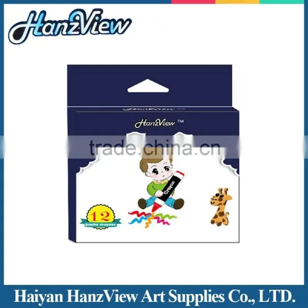 Non-toxic 12-color Quality Jumbo Crayons