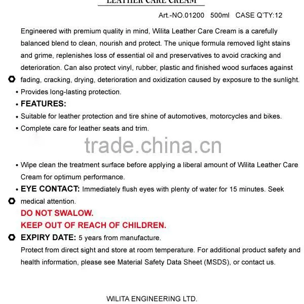 WILITA Leather Fabric Wash photo-3