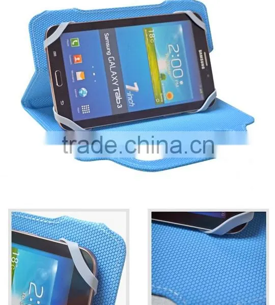 Factory Slim Portable PU Leather Universal Tablet PC Case With Handles photo-5