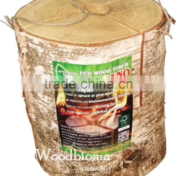 Bonfire Candle Swedish Torch Birch