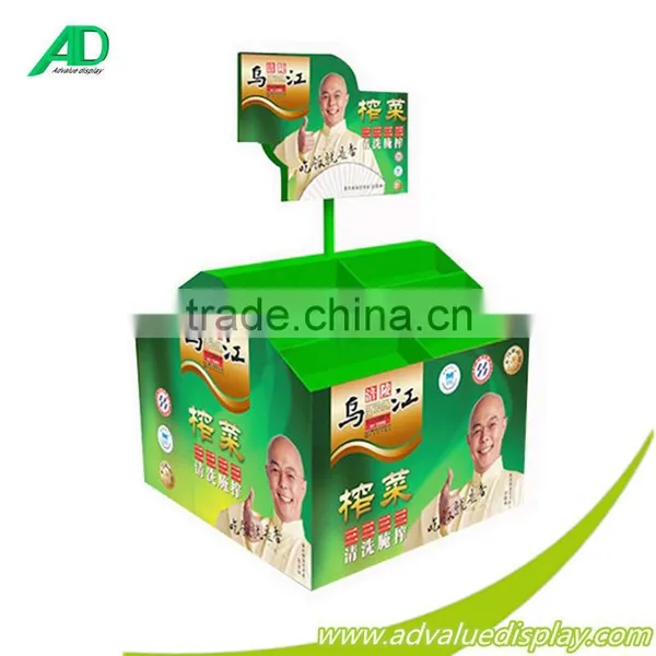 POP OEM Custom Cardboard Pallet Display From China Factory Best Price Attractive Advertising Free Standing Rack photo-4