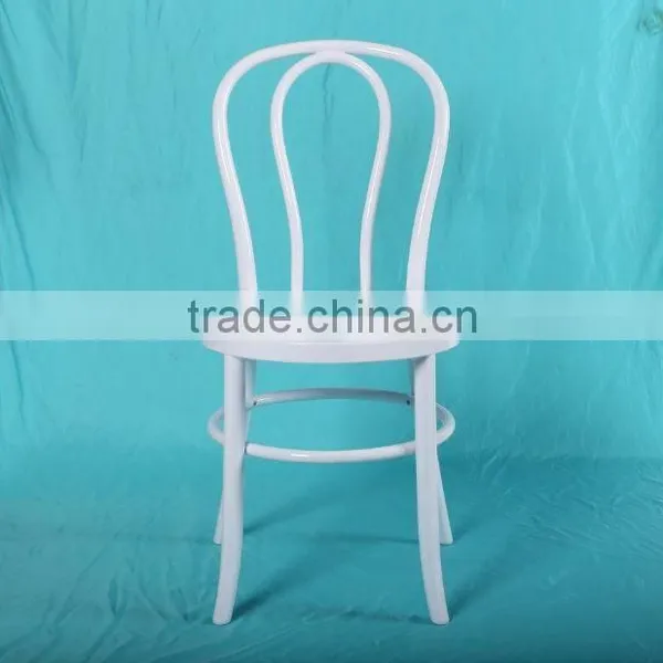 Stackable White Polycabonate Thonet Chair, PP/PC Thonet Chair for Wedding photo-2