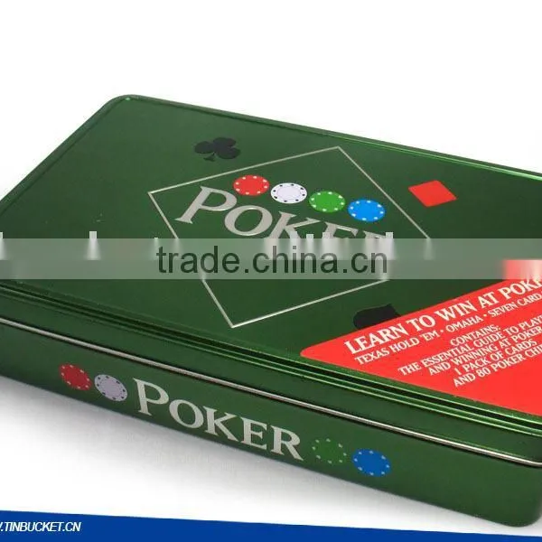 Bright printing square Playing Card Box