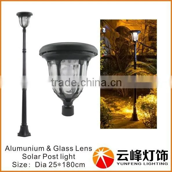 Aluminum High Lumen 13 LED Solar Gate Post Light Solar Gate Lights Solar Wall Top Lamp photo-3