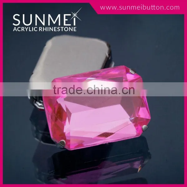High Quality Flat Back Acrylic Rhinestone With Claws photo-4