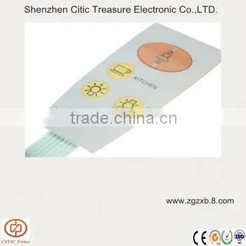 Textured Membrane Keypad for Medical Application