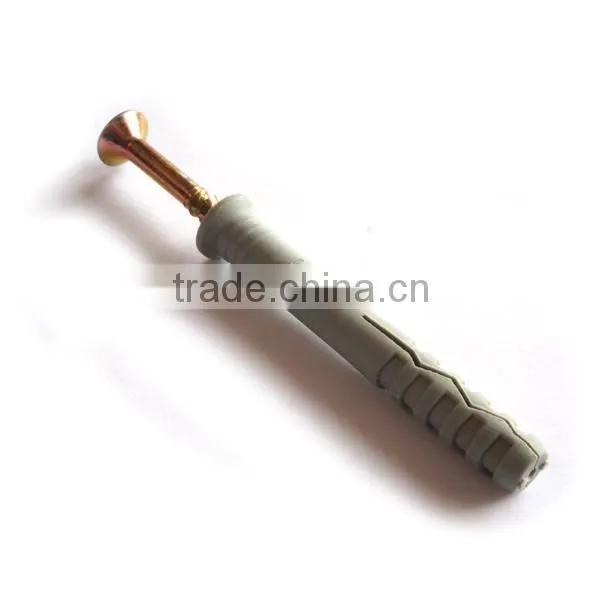 Hit Hammer Drive Plastic Anchor With Nail 1/4"x 3/4" photo-3