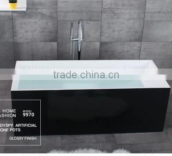 Cast Resin Stone Bathtub Freestanding YG9970 photo-5