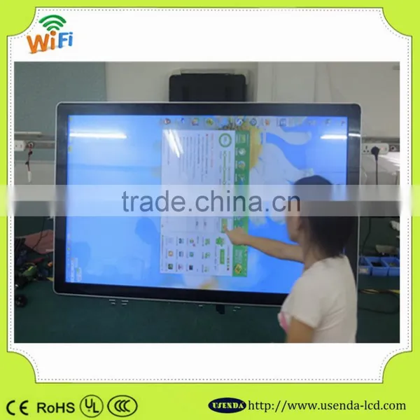 55inch Wall Mounted Advertising Player Indoor Touch Panel Information Kiosk Terminal With All in One pc photo-2