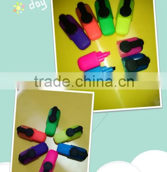 5 Colors Mini Highlighter Pen Set photo-2