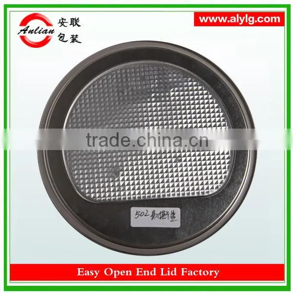 China Newest Design Full Aperture Style Milk Powder Aluminum Easy Open Peel Off End photo-4
