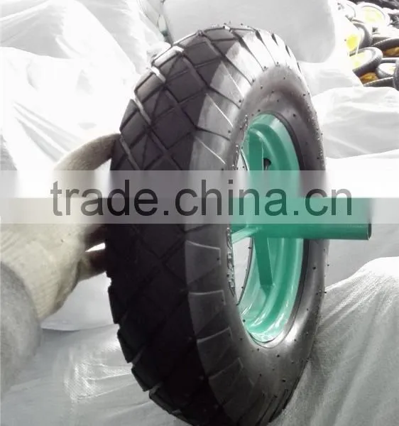 Lowest Price Wheelbarrow Wheel 4.00-8 With Spoke photo-3