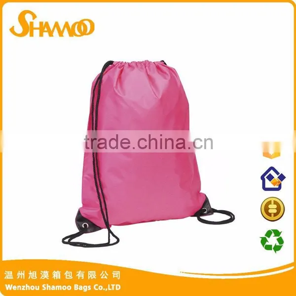 Recycle Colorful Polyester Drawstring Bag for School photo-4