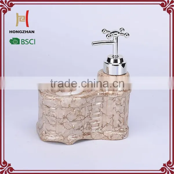 Ceramic Bathroom Lotion Dispenser For Hotel