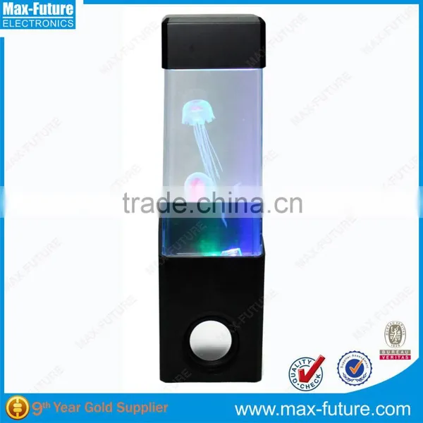 2016 New Products LED Flashing Speaker,Colorful Changing Water Dancing Jellyfish LED Lamp Speaker) photo-3