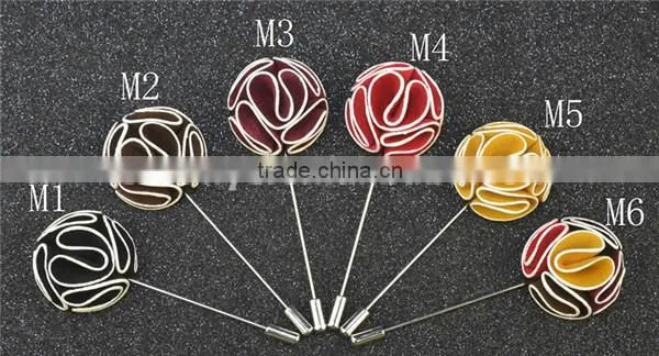 Mens Formal Wear Decoration Flower Lapel Pin for Wedding LAP016 photo-2