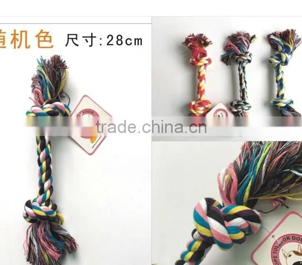 Hot Sale Two Knots Cotton Rope Strengthen Wholesale Dog Toys photo-4