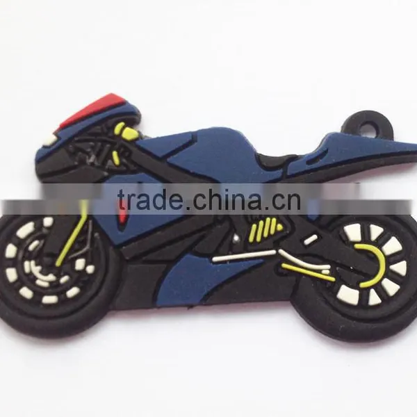 Custom Refrigerator Rubber Wholesale Promotional Motorcycle Shape Soft PVC Fridge Magnet photo-2