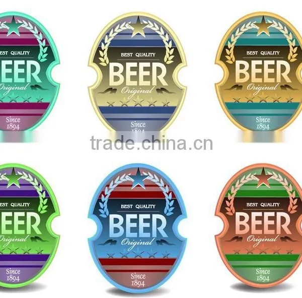 Self Adhesive Sticker Label Gold Foil Embossing Labels Accept Custom Order photo-2
