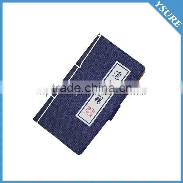 Hot Sale Item for Xiaomi Redmi Note Book Style Cases Denim Leather Series