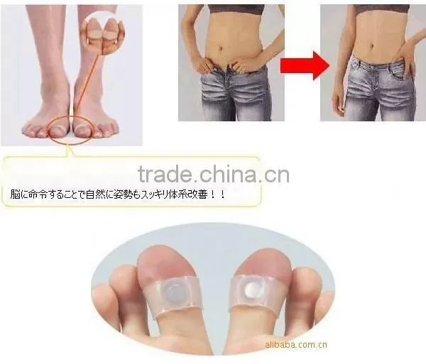 Slimming Tools Silicone Foot Massage Toe Ring Fat Burning photo-2