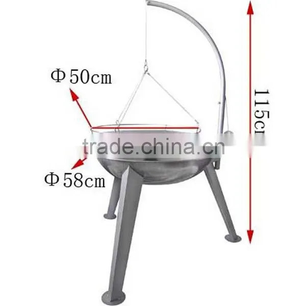 Adjustable and Swing Balcony Hanging Grill Charcoal Bbq photo-6