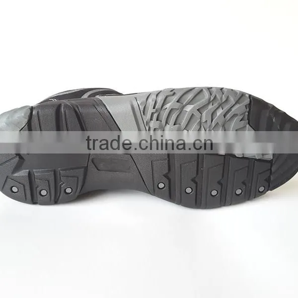 Pu Sole Leather Safety Shoes Steel Toe Cap Gaomi photo-6