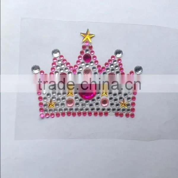 Crown Rhinestone Strass Stickers