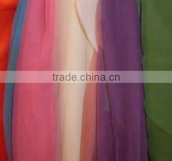 White Color Polyester Fabric Price per Meter photo-3