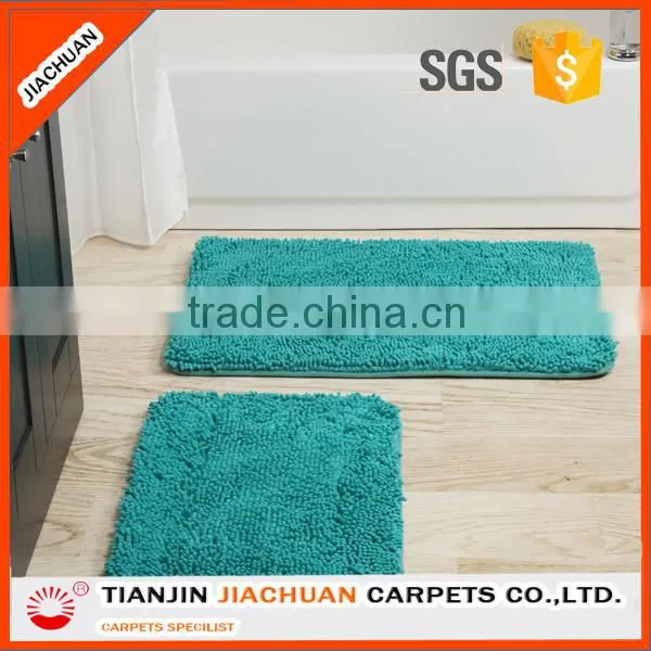 Wholesale Thin Pvc Back Microfiber Chenille Bath Mat photo-6