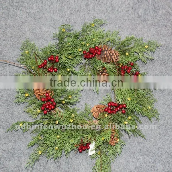 Artificial Berry and Pine Garland,artificial Christmas Decorations