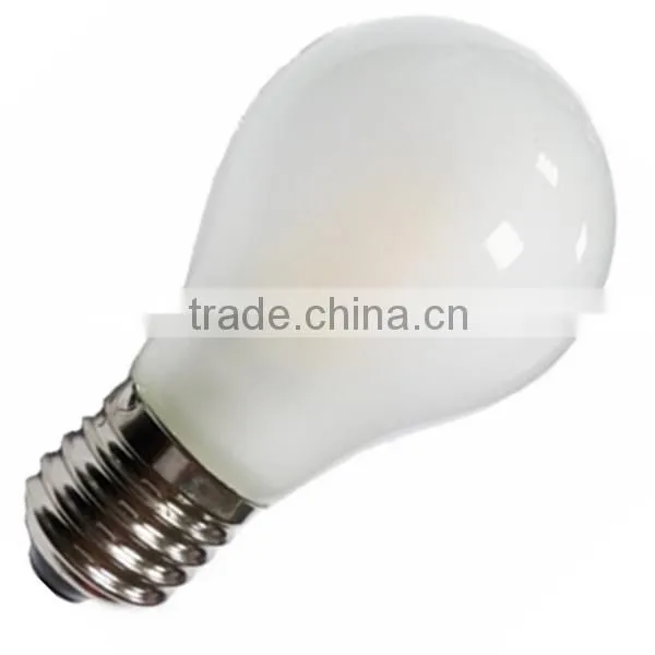 2W 4W 6W Frosted Glass Led Filament Bulb A19 A55 A60 LED Filament Bulb E27