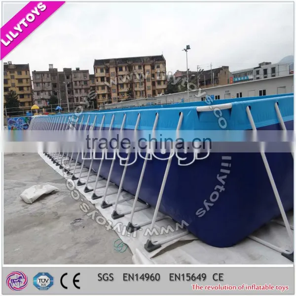 Hot Above Ground Frame Pool/new Design Inflatable Amusement Park/steel Pools photo-3