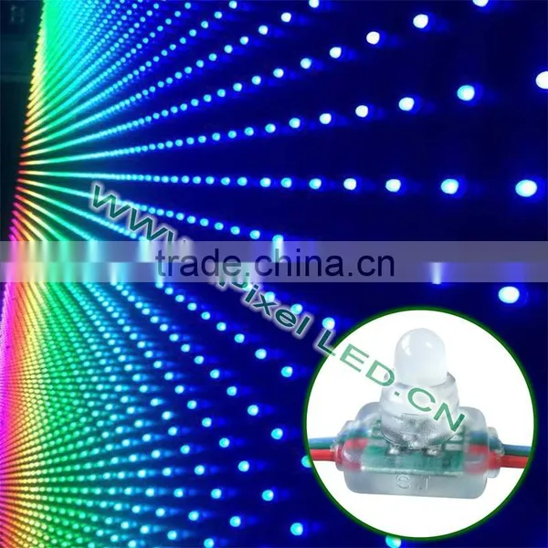12mm Square Pixel Led String Light Customized Length Available photo-6