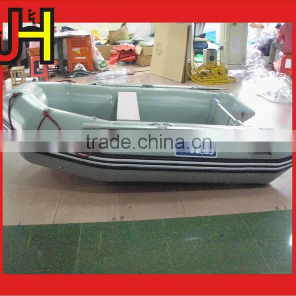 Grey Plywood Floor Inflatable Boat for Sale photo-2
