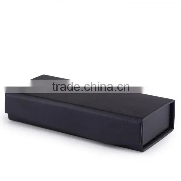 Chinese Factories Wholesale Custom High-grade PU Leather Jewelry Box, Black Beautiful Watch Box photo-2
