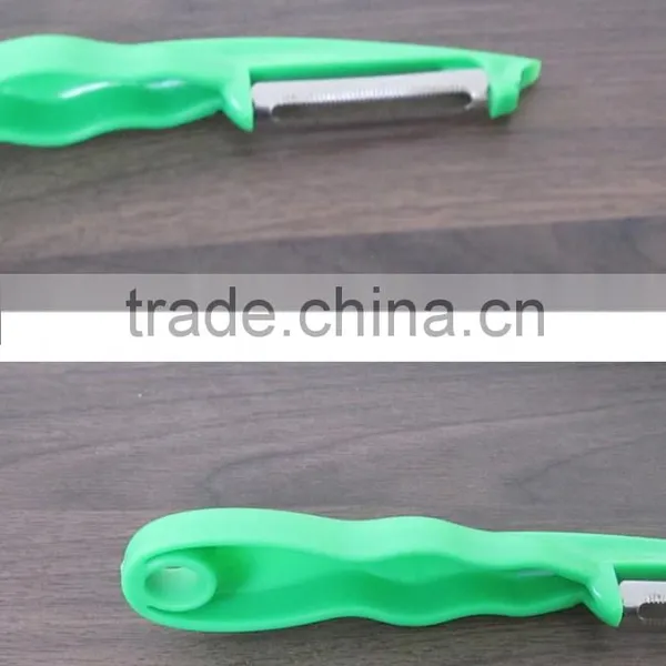 New 2pcs/set Paring Fruit Vegetable Utility4" Kitchen Ceramic Knife Sets + Peeler Light Green P10 photo-2