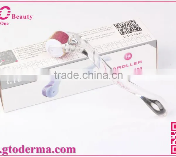 0.5mm Derma Rolling System Type Derma Roller Microneedling Dermaroller With Travel Case And User Manual CE Approved Microdermabrasion Needle Roller photo-4