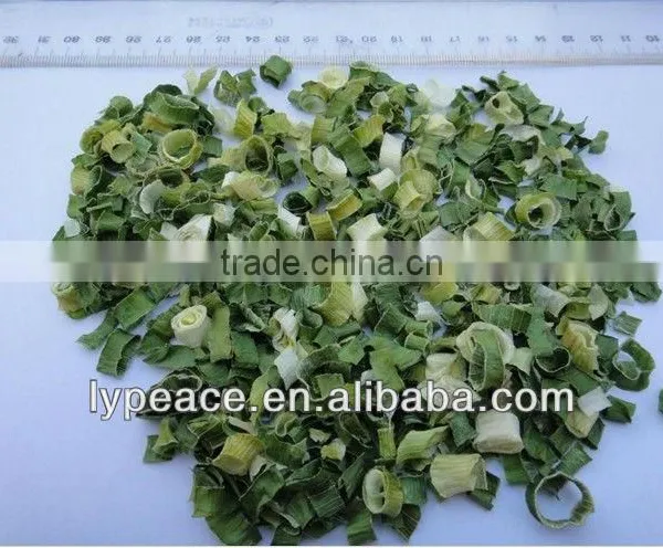 Dried Spring Chives With White and Leaves