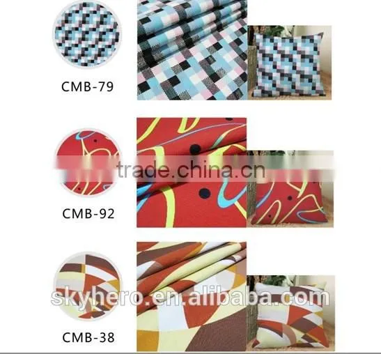 Pillow Use Waterproof Printed Canvas Fabric