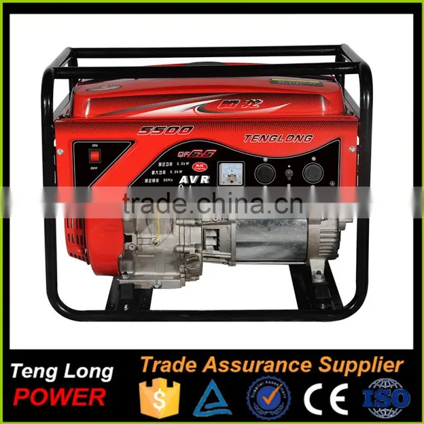 1 Phase 5kw Generator AVR 100%copper Generator photo-2