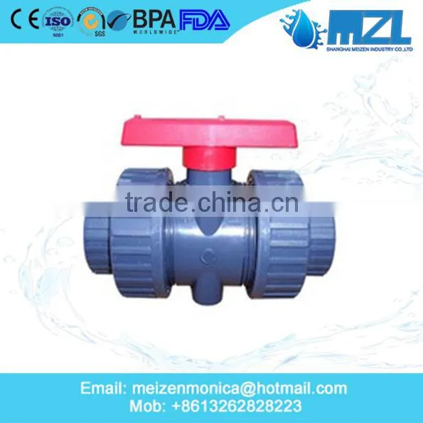 1/2" Inch Inch Hot Selling Cheapest Price PVC Ball Valve, Upvc Ball Valve, Pvc Pipe Fittings China Factory photo-2