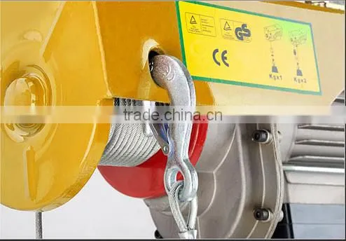 Small Electric Winch Hoist Mini Wire Rope Winch photo-2